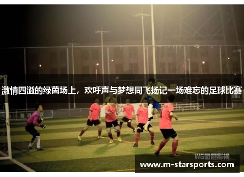 激情四溢的绿茵场上，欢呼声与梦想同飞扬记一场难忘的足球比赛